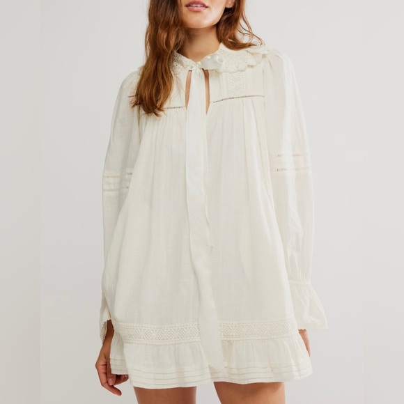 NWOT 5 O'clock Tea Time mini dress by Free People in size Medium - Picture 7 of 15